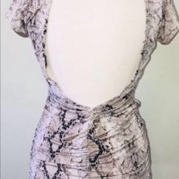 San Souci  Bodycon Dress Snakeskin Print - Picture 6 of 7